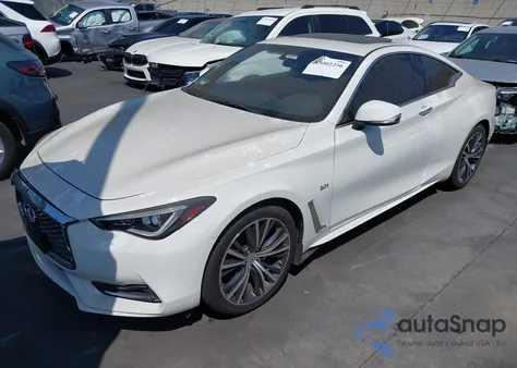 2018 Infiniti Q60 2.0T Pure z USA, uszkodzony, nr VIN JN1CV7EKXJM200656